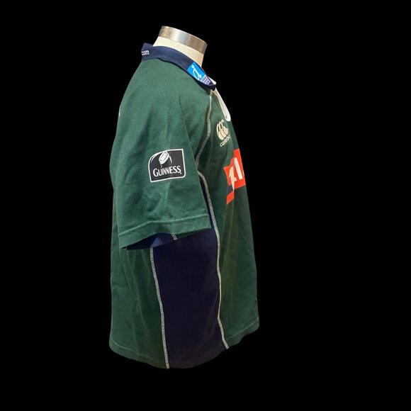 Vintage Canterbury London Irish Rugby Union Jersey Mens Trikot Green Size M 2006 - Picture 4 of 5